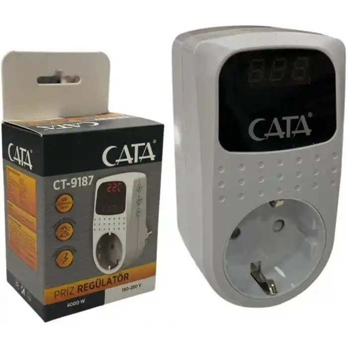Cata CT-9187 PRİZ REGÜLATÖR(150-280V-4000W)