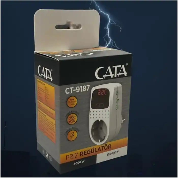 Cata CT-9187 PRİZ REGÜLATÖR(150-280V-4000W)