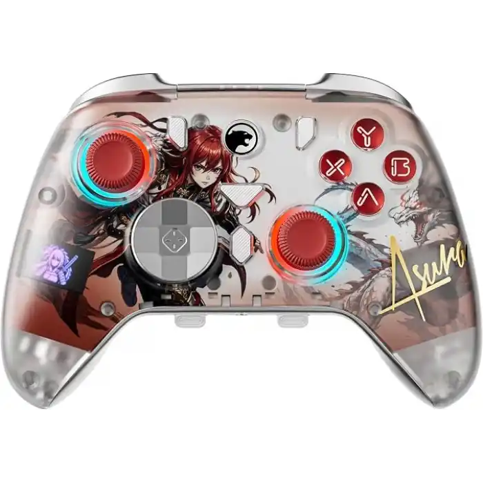 GamePower Asura Kablosuz Beyaz Gamepad (2.4G, Bluetooth, Kablolu) (PC Uyumlu & Taşıma Çantası Hediyeli)