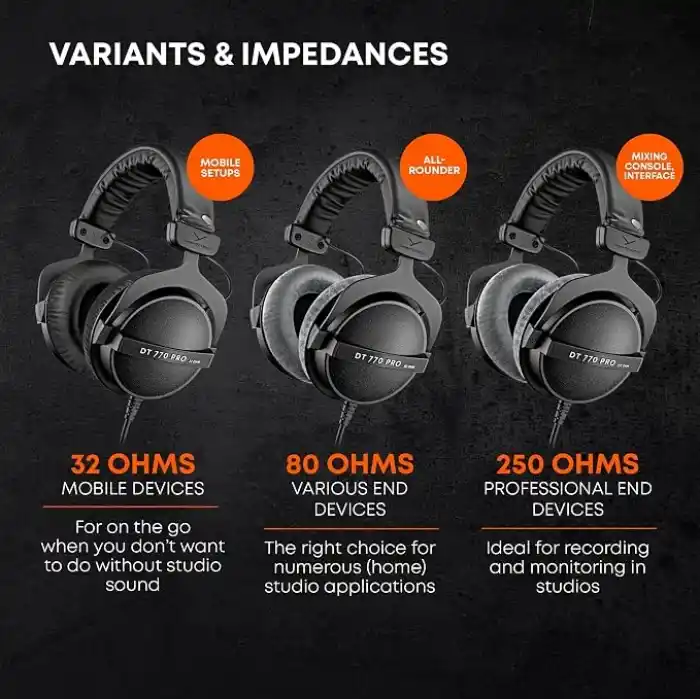 Beyerdynamic DT-770 Pro-Studio Kulaküstü Kulaklık (80 Ohm)