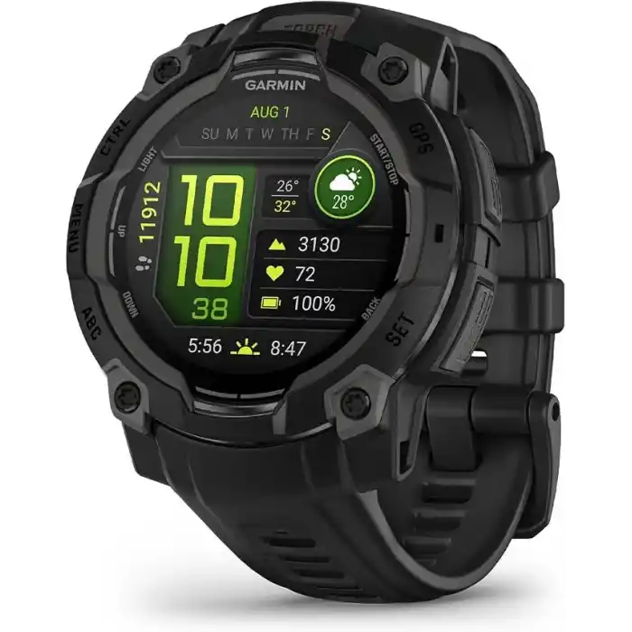 Garmin Instinct 3 45mm Amoled Siyah Akıllı Saat
