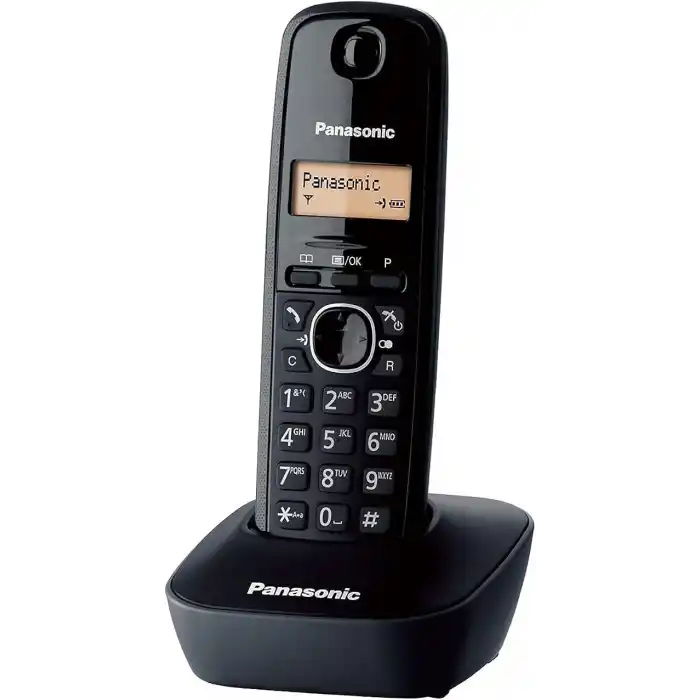 Panasonic KX TG1611 Dect Telefon-Siyah_Gri Dect Telefon, Siyah