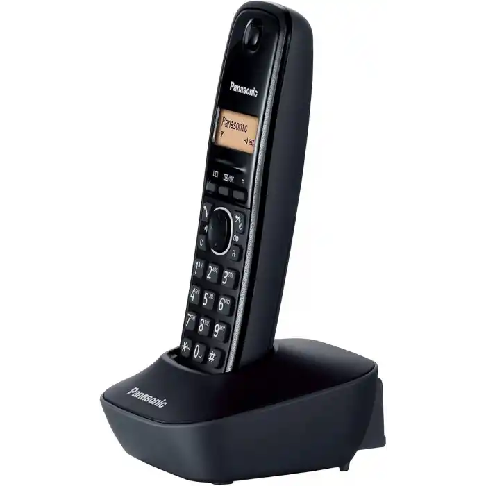 Panasonic KX TG1611 Dect Telefon-Siyah_Gri Dect Telefon, Siyah