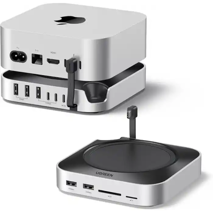 UGREEN 10G NVMe SSD Muhafazalı Mac Mini M6/M5 Pro/M4 Dock (8 TBa kadar)
