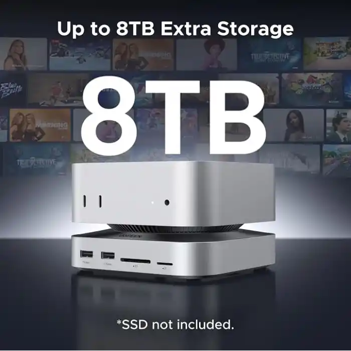 UGREEN 10G NVMe SSD Muhafazalı Mac Mini M6/M5 Pro/M4 Dock (8 TBa kadar)
