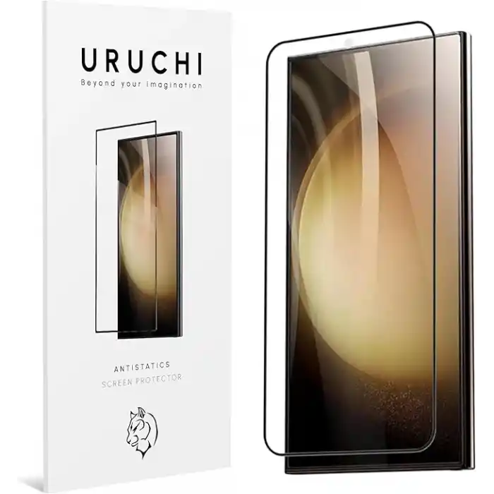 URUCHI Samsung S25 FE için Anti-Statik Ekran Koruyucu, HD Görüntü, 9H Sertlik, 5D Kenar Teknolojisi, Tam Kapsamlı Ekran Kapağı Cam Filmi