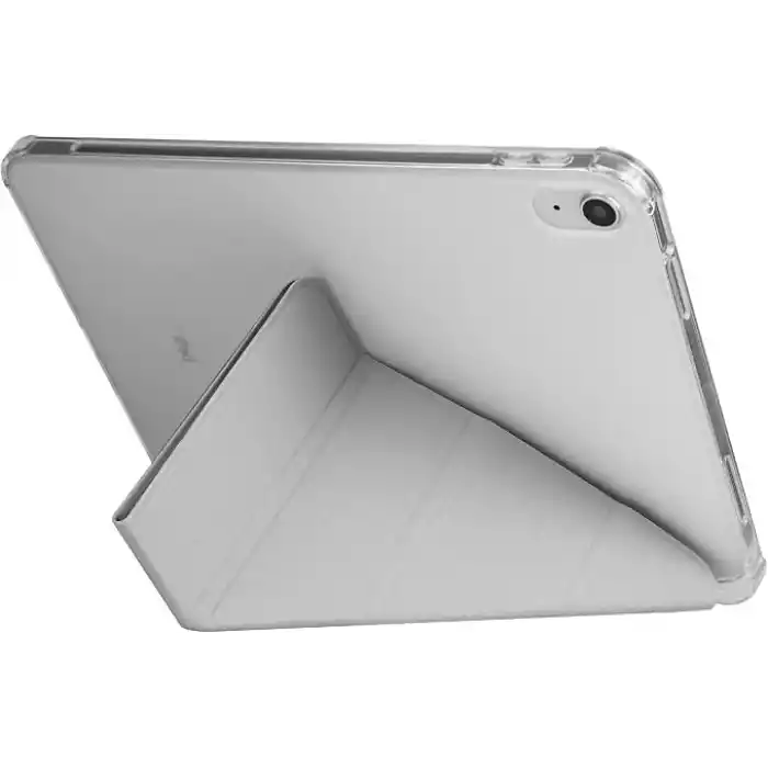 iPad 11.Nesil A16 11inç/10.Nesil 10.9 inç İle Uyumlu Kalemlikli, Uyku Modlu, Mıknatıslı, Üçgen Standlı, Darbeye Dayanıklı Kaplama Akıllı Kılıf (Gri, iPad 11.Nesil A16 11inç/10.Nesil 10.9)