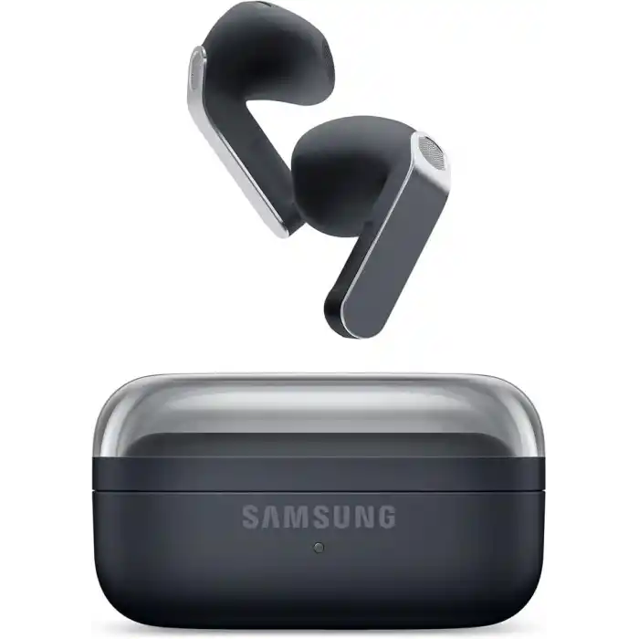 Samsung Galaxy Buds4 Bluetooth Kulaklık, Siyah, Metal Gövde, 1 Yollu Hoparlör, Ultra Net Arama Sesi, Adaptif Gürültü Kontrolü