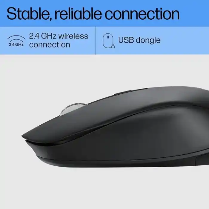 HP S1000 Plus Sessiz USB Kablosuz Bilgisayar Sessiz Fare 1600DPI USB Mouse