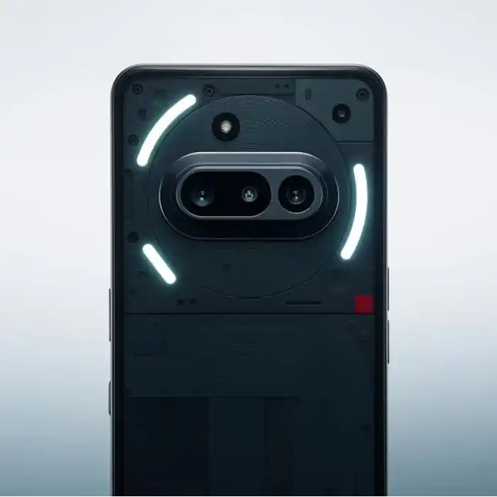 Nothing Phone (3a) 128 GB - 32 MP ön kameralı akıllı telefon, 30 x ultra zoom, 50 W hızlı şarj ve 6,77 inç, 120 Hz AMOLED ekran - siyah