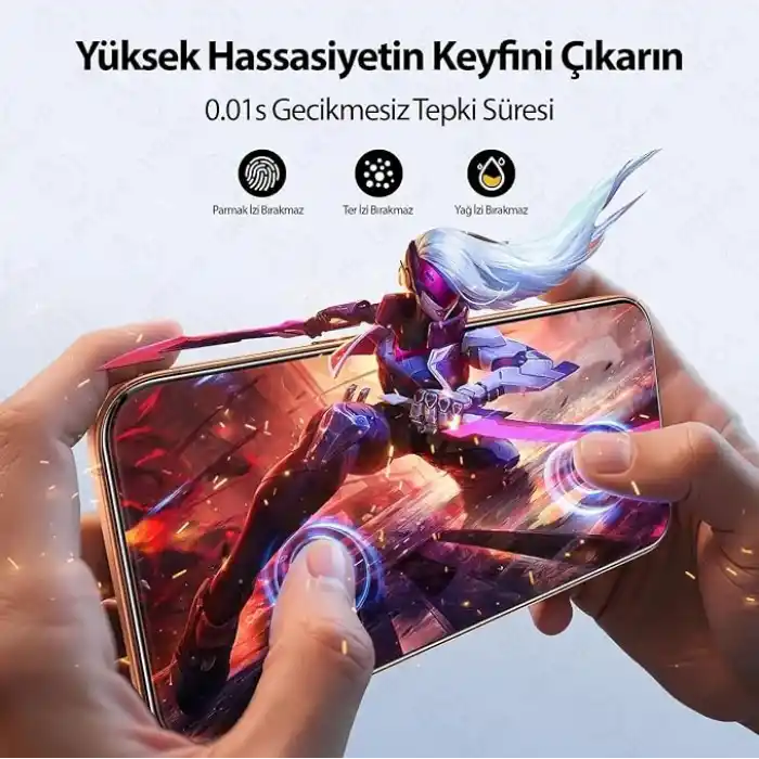 URUCHI 2li Paket Kolay Kurulum iPhone 18 Pro Max / 17 Pro Max ile Uyumlu Ekran Koruyucu, Ultra HD Netlik & İnce Siyah Çerçeve, 9H+ Kırılmaz Cam, Tam Kaplama, UltraFit Kurulum Aparatı ile