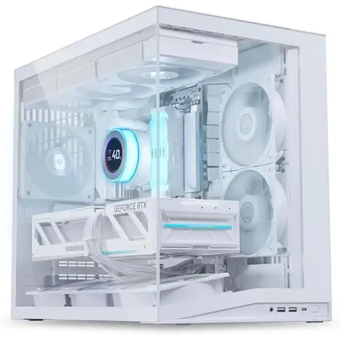 Lian Li O11 Dynamic Flow Mini V2 Mid Tower mATX Kasa Beyaz (G99.O11DMIV2FW.00)