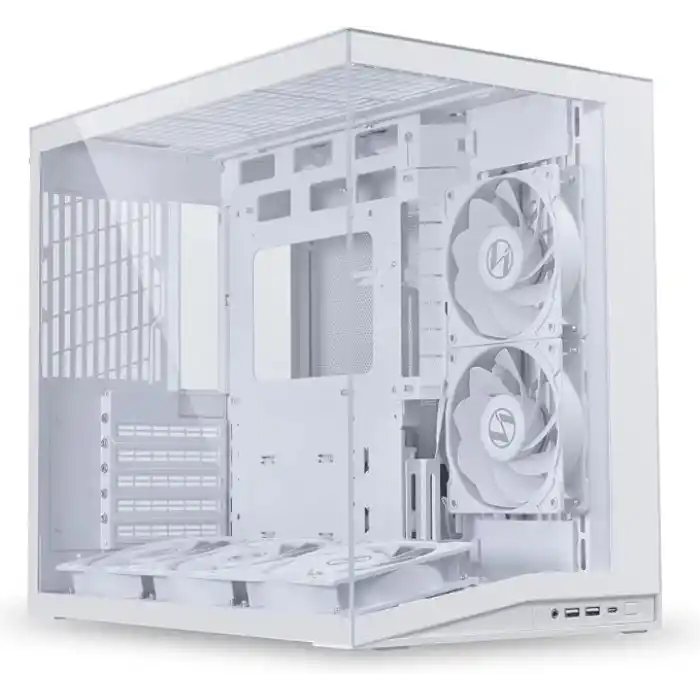 Lian Li O11 Dynamic Flow Mini V2 Mid Tower mATX Kasa Beyaz (G99.O11DMIV2FW.00)