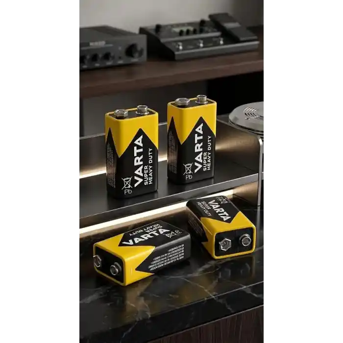 VARTA SUPER HEAVY DUTY 9V PİL - 4LÜ EKONOMİK PAKET