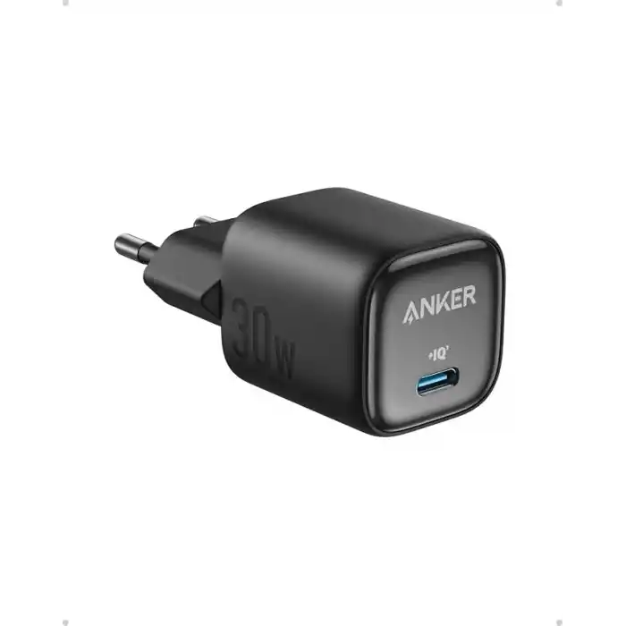 Anker Zolo 30W Kompakt, USB-C GaN Şarj Cihazı, Siyah – A2698