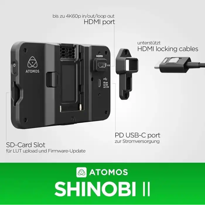 Atomos Shinobi II 5.2 HDMI HDR Monitör