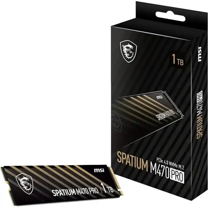 MSI SSD SPATIUM M470 PRO PCIE 4.0 NVME M.2 1TB R:6000 W:4500