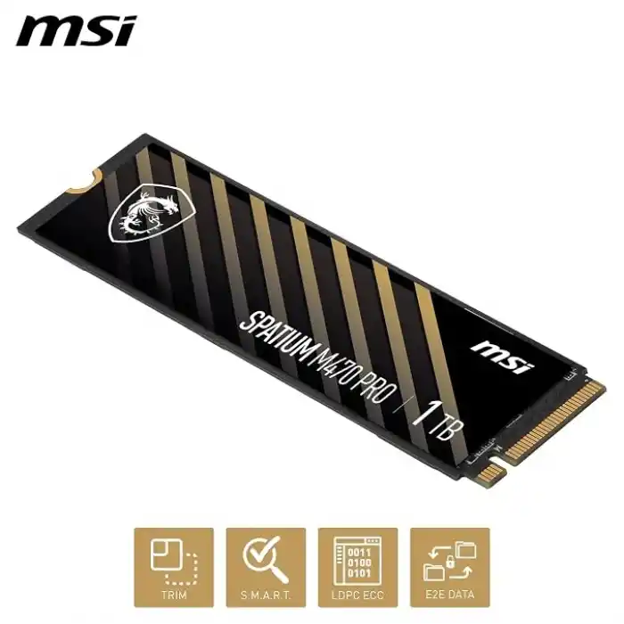 MSI SSD SPATIUM M470 PRO PCIE 4.0 NVME M.2 1TB R:6000 W:4500