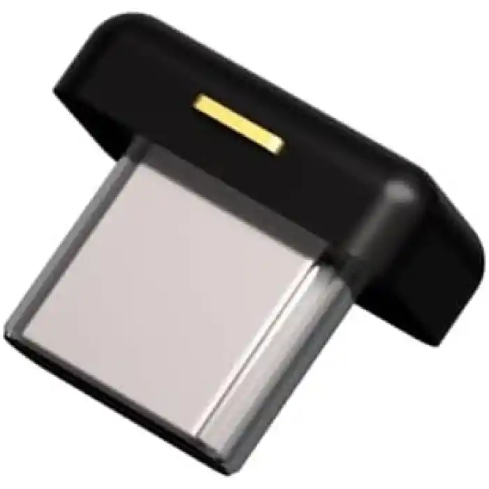 Yubico - YubiKey 5C Nano - Two Factor Authentication USB Security Key, USB-C bağlantı noktalarına uyar 5060408461518 siyah