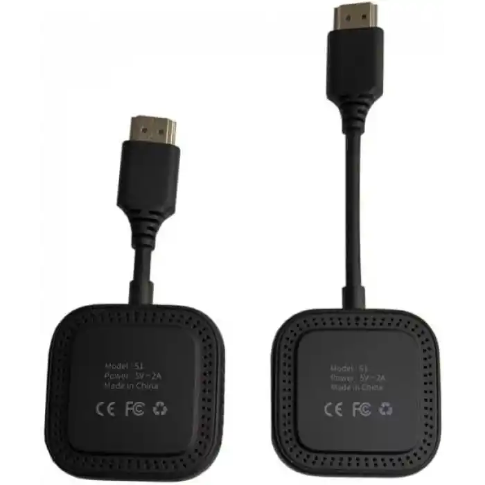Coverzone Kablosuz HDMI Verici Alıcı Kiti | Wireless HD Transmitter Receiver | 1080P 60Hz Görüntü Aktarımı | TV, Projeksiyon, Notebook, PC ile Uyumlu - S1 HDMI