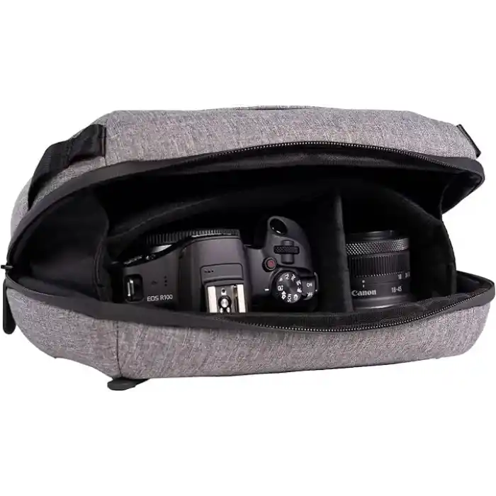 Canon EOS R100 + RF-S 18-45mm IS STM Travel Kit (Omuz Çantası + 64GB SD Kart)