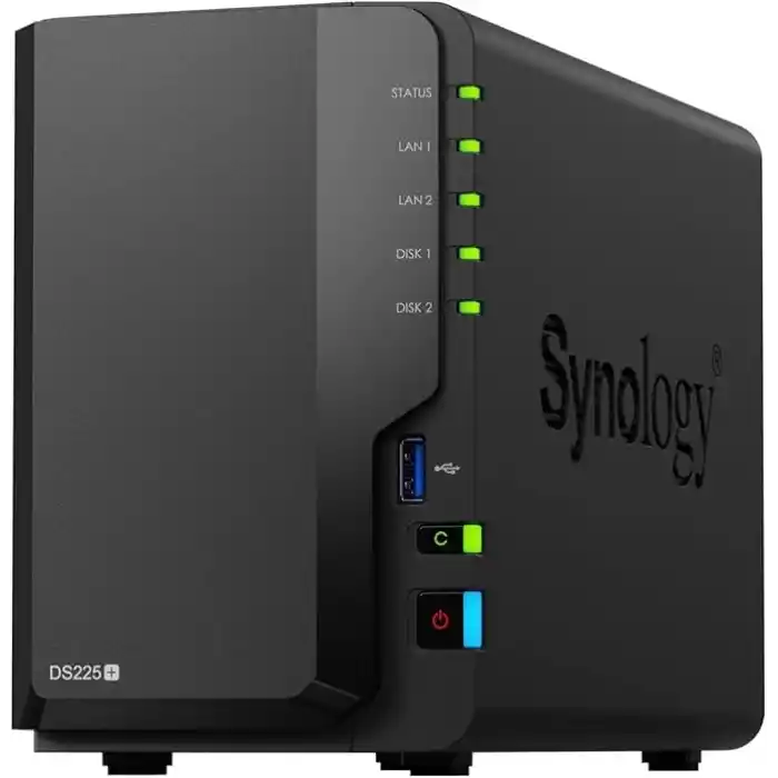 Synology 2-Bay NAS DS225+ (Disksiz)