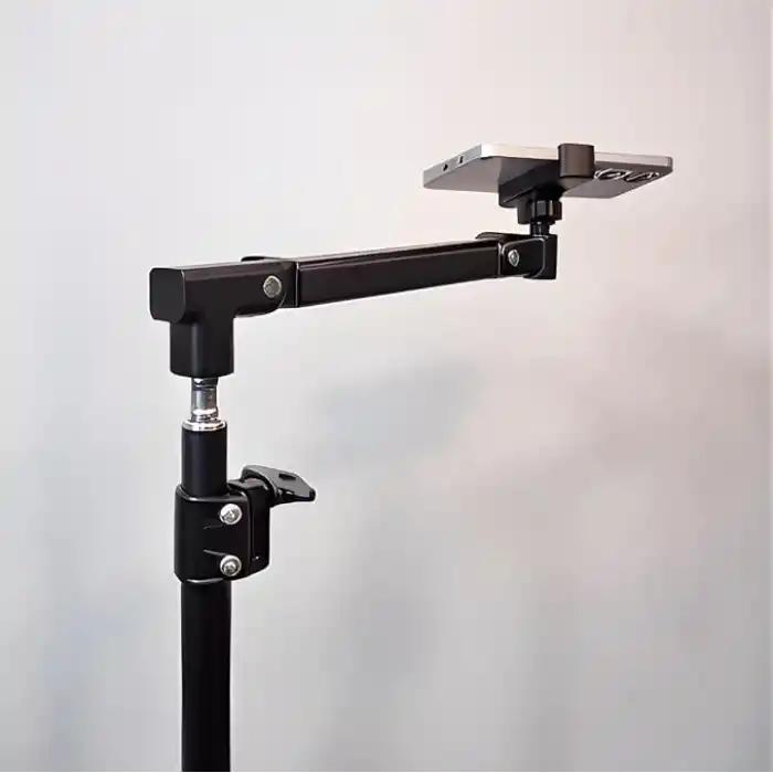 Coverzone Profesyonel 190cm Ayarlanabilir Alüminyum Çekim Tripod Stand – 77-190 cm Yükseklik, 2 Eklemli Telefon Tutucu, Dikey Yatay Çekim Uyumlu, Canlı Yayın ve İçerik Üretim Standı, HO70, Siyah