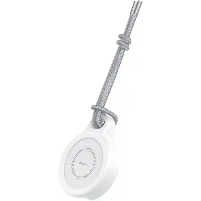 ACL AW21 Apple Watch için Kablosuz Şarj Cihazı | 2.5W USB-C Girişli, Çinko Alaşım Metal Gövdeli Mini Taşınabilir Şarj Adaptörü