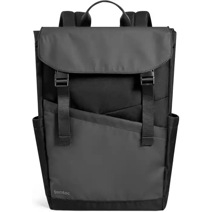 tomtoc Flap Dizüstü Bilgisayar Sırt Çantası, Hafif, Suya Dayanıklı Kolej Okulu Günlük Sırt Çantası Kitap Çantası, 13-16 İnç MacBook için, 18L