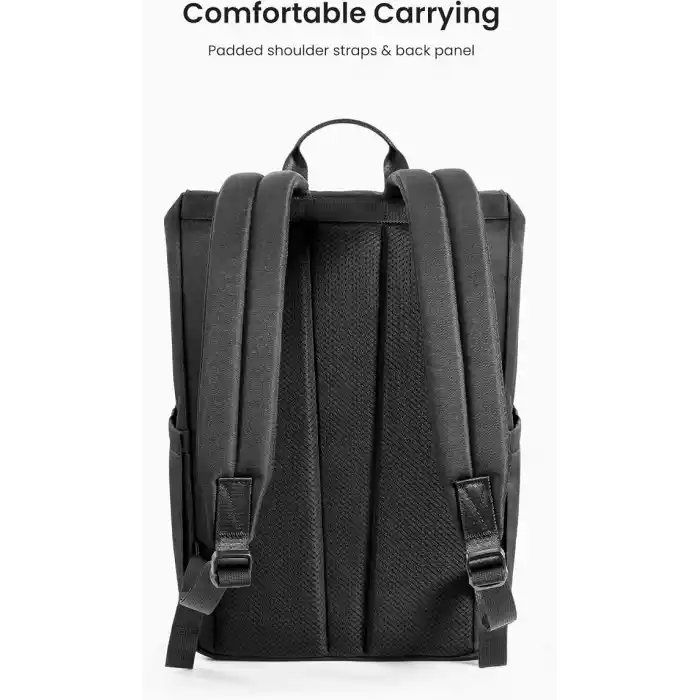 tomtoc Flap Dizüstü Bilgisayar Sırt Çantası, Hafif, Suya Dayanıklı Kolej Okulu Günlük Sırt Çantası Kitap Çantası, 13-16 İnç MacBook için, 18L