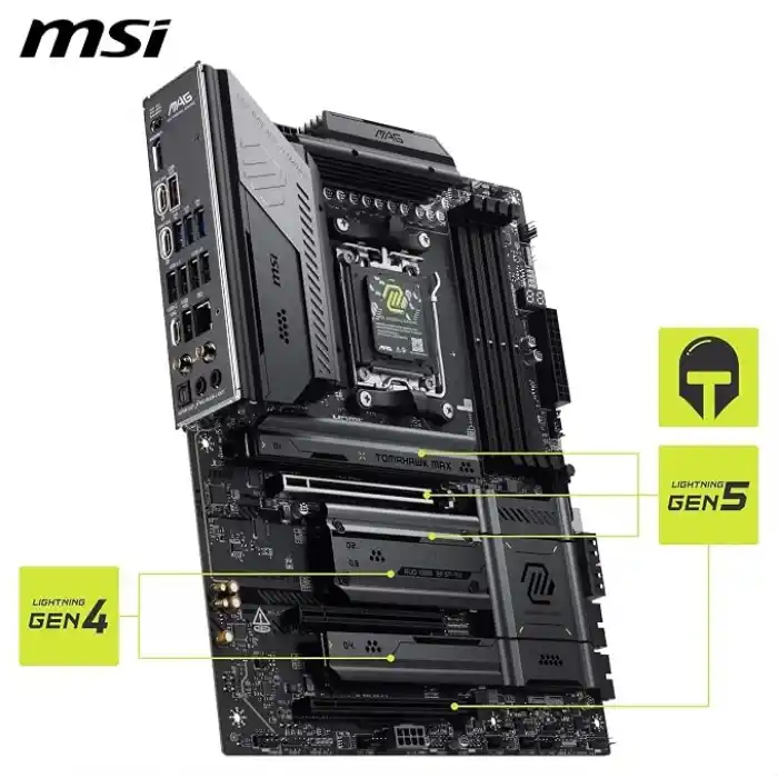 MSI MB MAG X870E TOMAHAWK MAX WIFI AM5 DDR5 8400MHZ(OC) USB4 4x M.2 HDMI 2x Type-C DP 5G LAN WIFI 7 RGB ATX