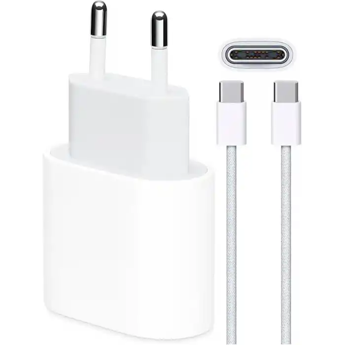 Bydiz Apple iPhone 35W USB-C 15/16/17/18/pro/max/Plus Güç Adaptörü Set GaN Tech Type-C Hızlı Şarj Cihazı Tüm Type-C Cihazlara Uyumlu
