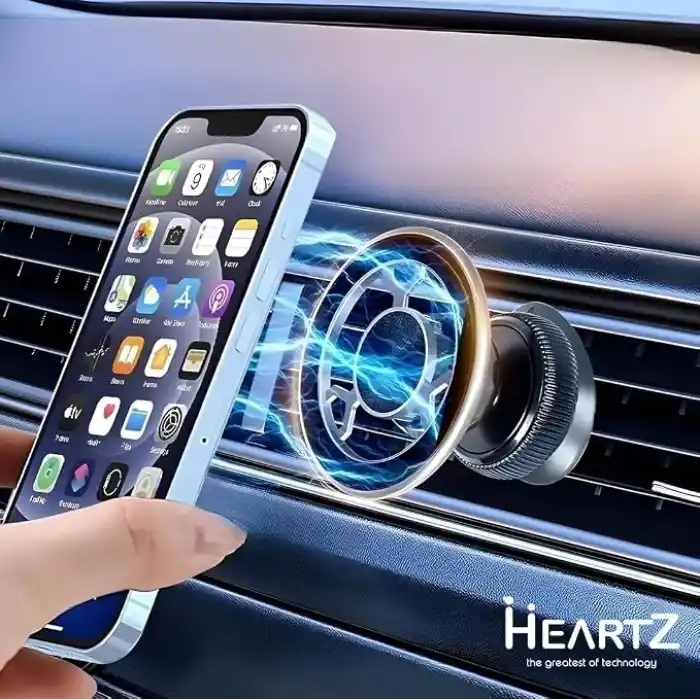 HAVALANDIRMA KANCALI, AYARLI KİLİTLENEBİLİR ÇOK GÜÇLÜ MIKNATISLI ARAÇ TELEFON TUTUCUSU (MAGSAFE İLE UYUMLU MAGNETİC KANCALI ARAÇ TELEFON TUTUCU 041)