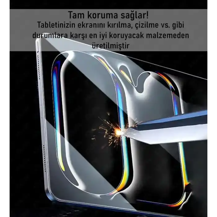 Jolita Samsung Galaxy Tab A11 8.7 inç Uyumlu Temperli Ekran Koruyucu Kırılmaz Cam X133 X135 X137 2025