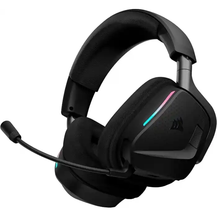 Corsair Void v2 MAX Wireless Gaming Headset for PC, PS5, PS4, Switch, Mobile - Simultaneous 2.4GHz+Bluetooth, Dolby Atmos, Sonarworks SoundID, 70Hr Battery, Fast Charging, Clear Microphone - Carbon