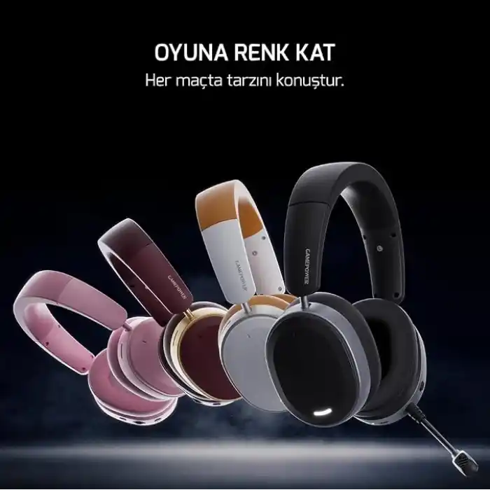 GamePower Ultima Wireless 7.1 Surround 2000 mAh Gaming (Oyuncu) Kulaklık (Yazılım Destekli) (Siyah)