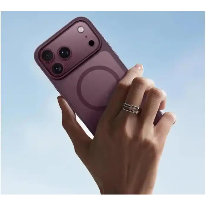 MagSafe Uyumlu iphone 18 promax Kılıf Burgundy Cherry (iPhone 18 Pro Max)