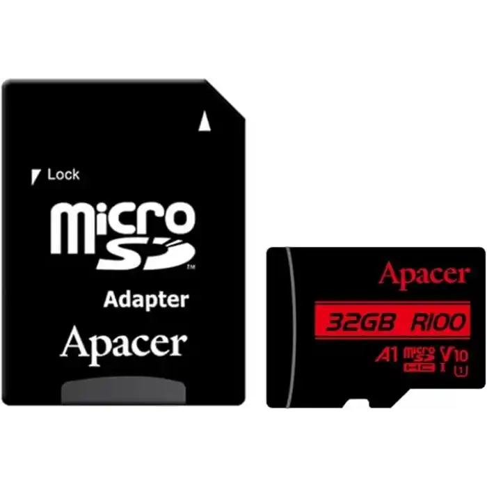 Apacer 256GB MicroSD Hafıza Kartı R100MB/s (AP256GMCSX10UB-R) (32, GB)