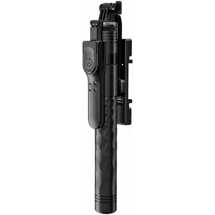 Coverzone Bluetooth Selfie Çubuğu ve Tripod, 360° Dönebilen Telefon Tutucu, Uzaktan Kumandalı, Maksimum 175cm, Katlanabilir Vlog Canlı Yayın Fotoğraf Video Çekim Standı | K28P