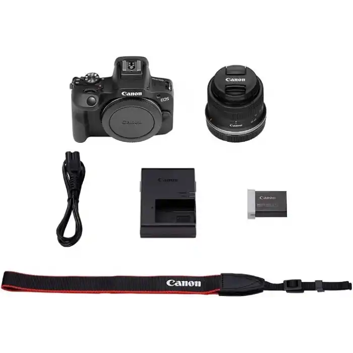 Canon EOS R100 RF-S 18-45mm Lensli Aynasız Fotoğraf Makinesi