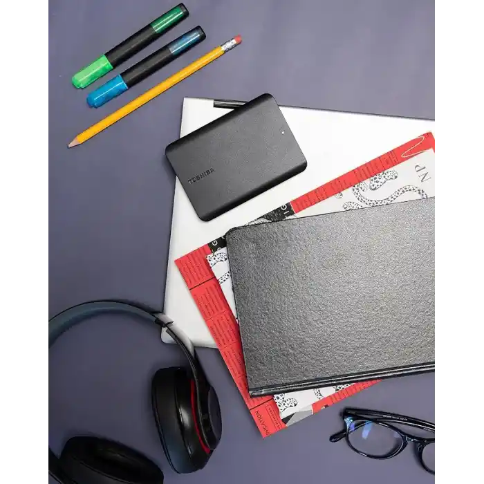 Toshiba Canvio Basics 2TB Taşınabilir Harici Sabit Sürücü USB 3.0, Siyah - HDTB520XK3AA