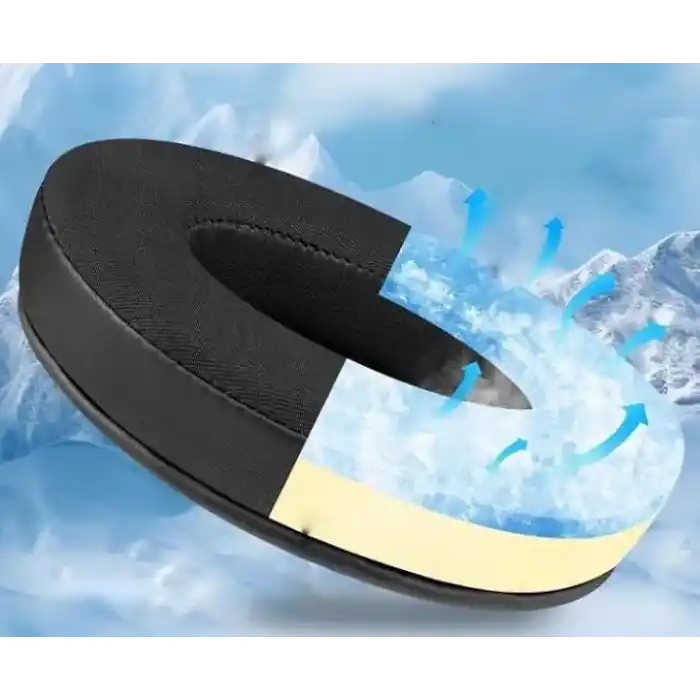 HyperX Cloud 3,2,1, Cloud Alpha, Flight, Stinger, Core Uyumlu Soğutucu Jel Kulaklık Pedi | Memory Foam, Serin Kumaş, Gürültü Yalıtımlı Yedek Kulaklık Yastığı (1 Çift)