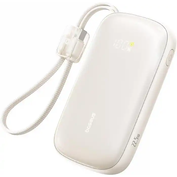 Baseus EnerFill FC21 QPow3 Ultra Dijital Göstergeli Powerbank 20.000 mAh 22.5W - Titanyum