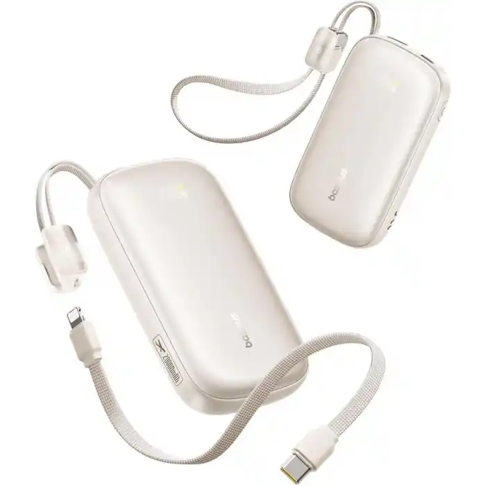 Baseus EnerFill FC21 QPow3 Ultra Dijital Göstergeli Powerbank 20.000 mAh 22.5W - Titanyum