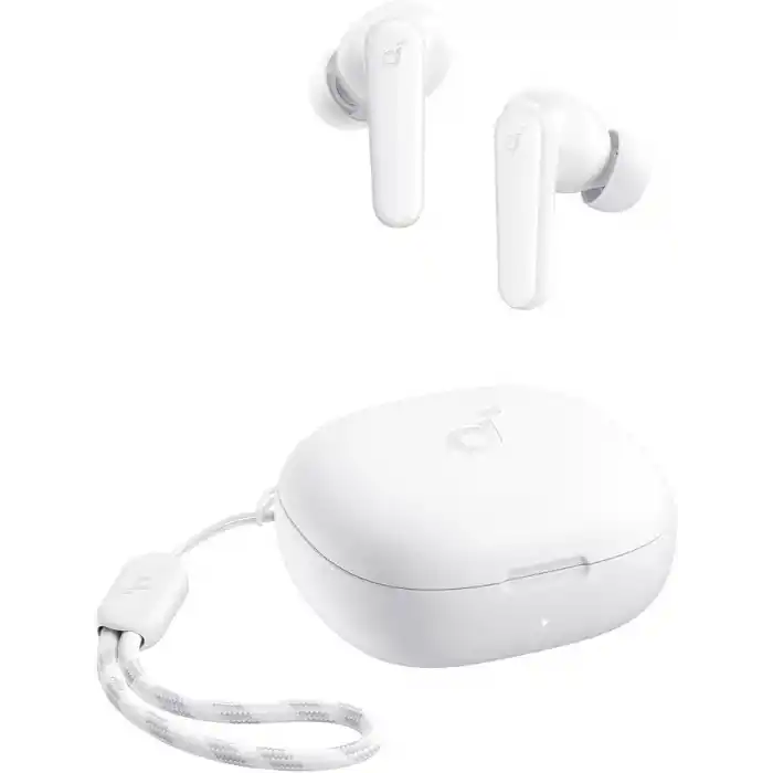 Anker Soundcore P20i Kulak İçi Bluetooth Kulaklık, 10 mm Sürücüler, Ayarlanabilir EQ, 30 Saat Çalma Süresi, IPX5 Su Geçirmez, Yapay Zekalı 2 Mikrofon, Beyaz - A3949