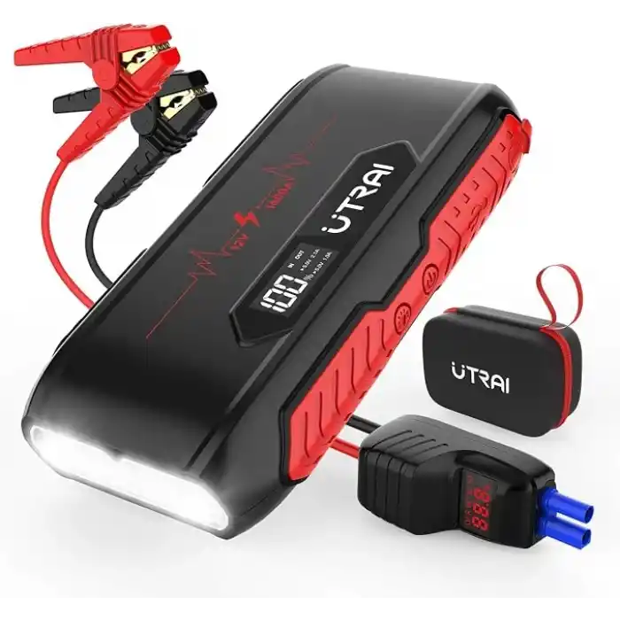 UTRAI Jstar 3 20000mAh 1600A Jump Starter LCD Ekranlı Taşınabilir Akü Takviye Cihazı ( Çanta + Powerbank + Led Lamba)