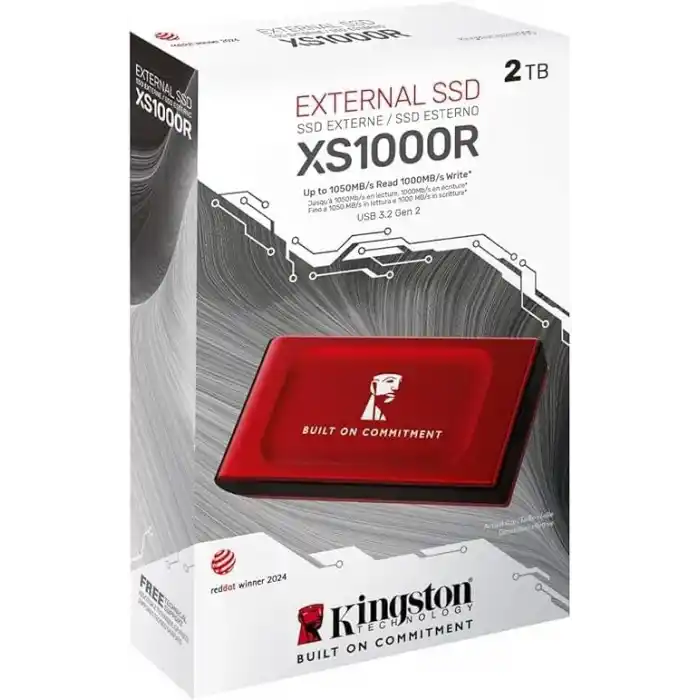 2TB XS1000R BOC External USB 3.2 Gen 2 Portable Solid State Drive SXS1000R/2000GA