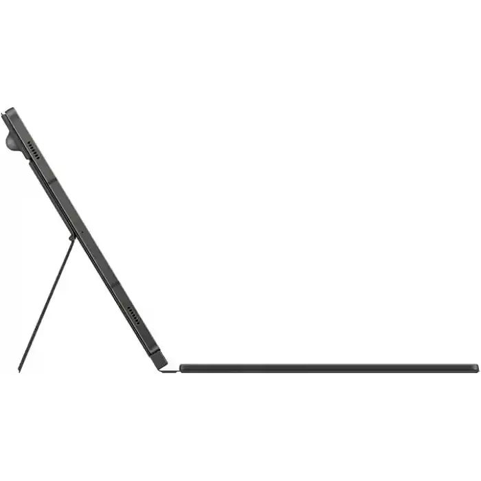 Samsung Galaxy Tab S9/S9 FE/S10 FE Klavyeli Mousepadli Kılıf (Galaxy AI), Siyah