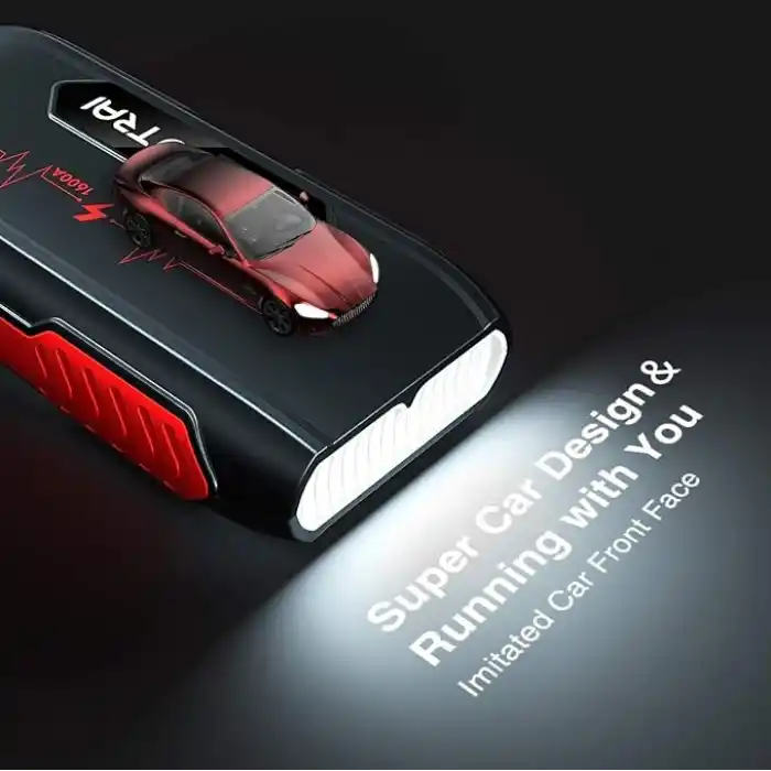 UTRAI Jstar 3 20000mAh 1600A Jump Starter LCD Ekranlı Taşınabilir Akü Takviye Cihazı ( Çanta + Powerbank + Led Lamba)