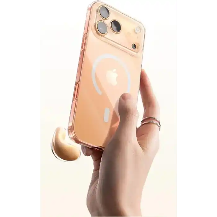 Baseus Crystal Slim iPhone 17 Pro Max Şeffaf Magsafe Kılıf